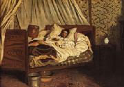 Frederic Bazille The Improvised Field-Hospital oil painting artist